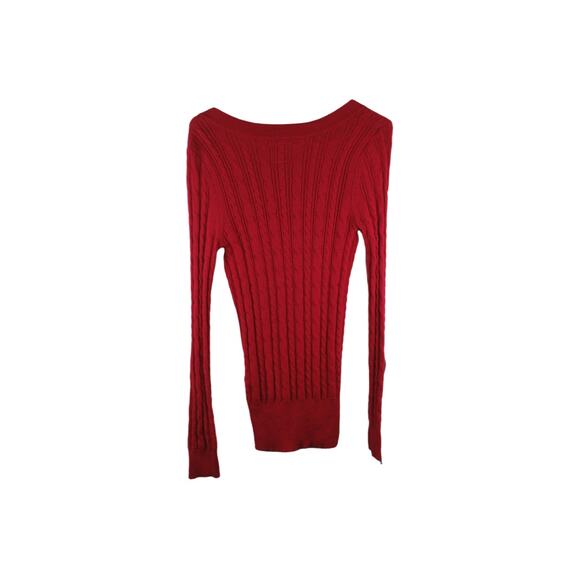 American Eagle medium pink v-neck sweater - Picture 2 of 3